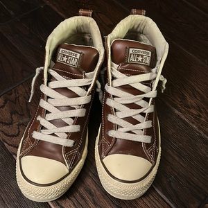 Converse Chuck Taylor Mid Brown Leather